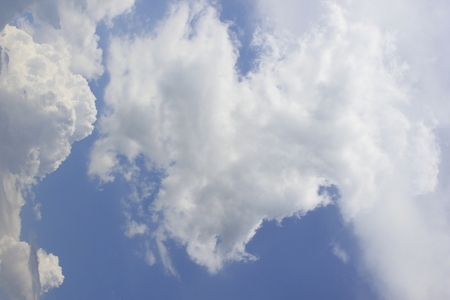 Beautiful could and blue sky.の写真素材