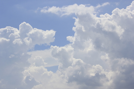 Beautiful could and blue sky.の写真素材