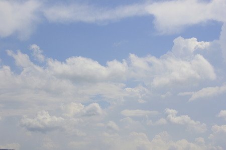 Beautiful could and blue sky.の写真素材