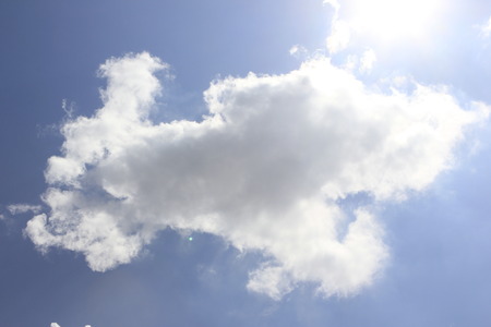Beautiful could and blue sky.の写真素材