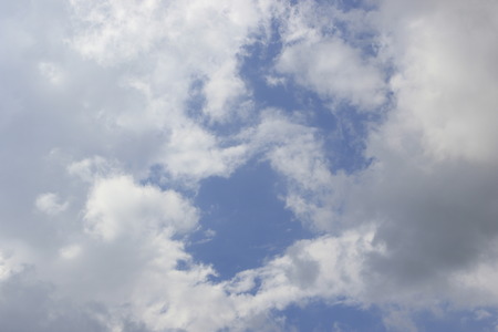 Beautiful could and blue sky.の写真素材