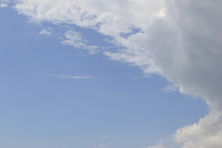 Beautiful could and blue sky.の写真素材