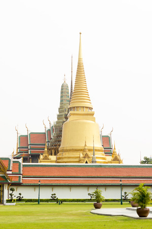 Wat Phra Kaew, Temple of the Emerald Buddha, Bangkok, Thailand.の写真素材