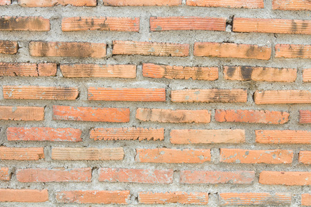 background of brick wall with vintage look.の写真素材