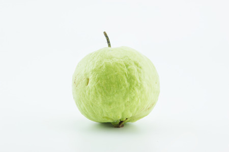 Fresh guava fruit on white background.の写真素材