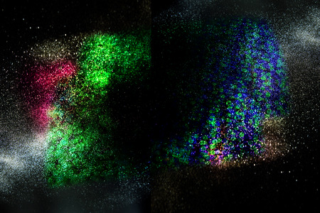 glitter wonderful lights background.の写真素材