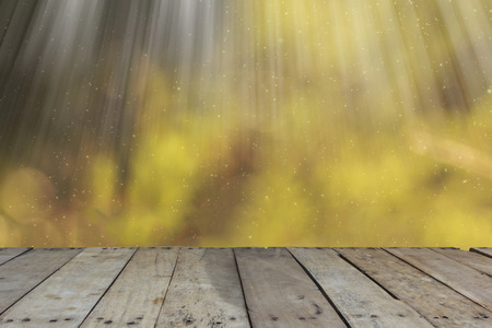 Blurred vintage background with wood.の写真素材