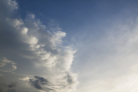Beautiful blue sky with cloudscape.の写真素材