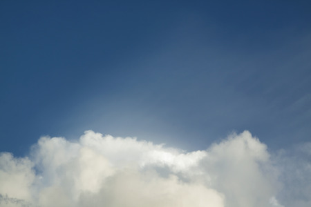 Beautiful blue sky with cloudscape.の写真素材
