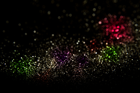 Glitter wonderful lights background.Abstract dark glitter lights texture or background.glitter vintage lights background.Abstract dark.の写真素材
