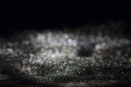 Glitter vintage lights background. Abstract blur background.の写真素材