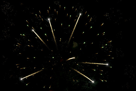 Abstract firework background with space.Celebration concept.の写真素材