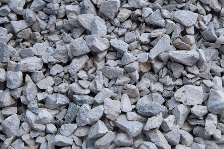 Crushed stone. Crushed stone construction materials.