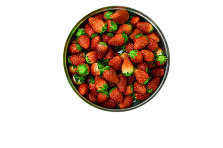 strawberry isolated on white background.の写真素材