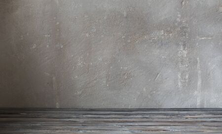 gray cement old wall backgroundの写真素材