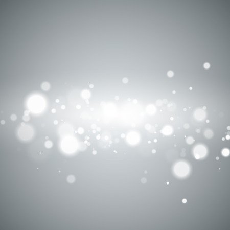 Shining bokeh isolated on transparent background. Christmas concept Vector illustrationのイラスト素材
