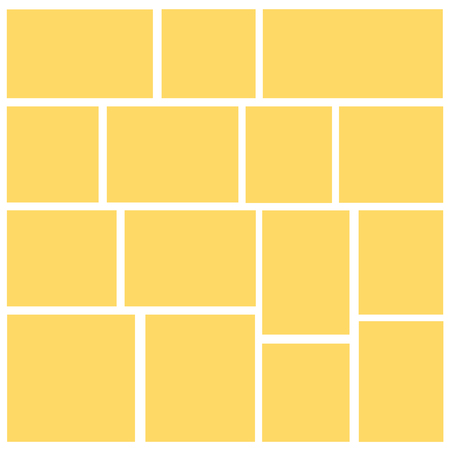 Collage, frames, templates for photo or illustration. Vectorのイラスト素材