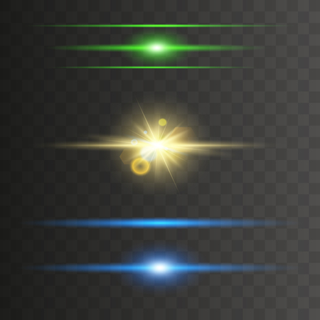 Glowing neon lights line abstract banner wallpaper background template. Vector illustration EPS10のイラスト素材