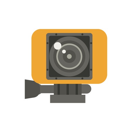 Action camera in waterproof box.のイラスト素材