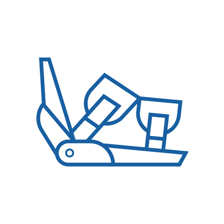 Ski binding vector icon in outline design. Snowboard binding thin line illustration.の写真素材