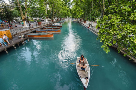 View of Thiou River from Lovers Bridge