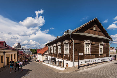 Minsk Old Town Zybitskaya Street