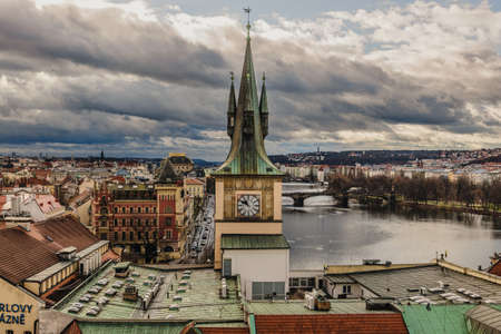Prague Old Town Water Towerのeditorial素材