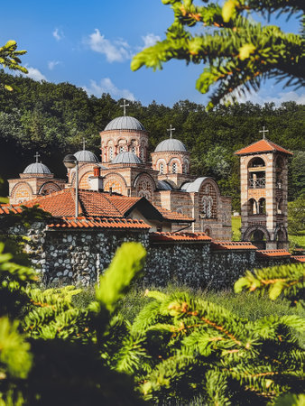 Celije Serbian Orthodox Monastery and Religious Siteの写真素材