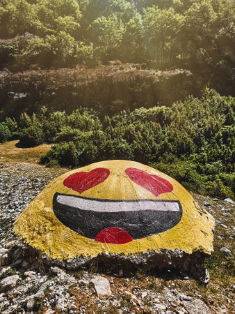 Bunker in Albania Transformed into Tourist Attractionの写真素材
