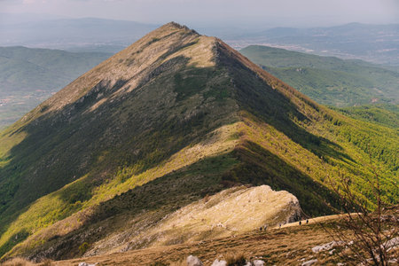 Summer Mountain Landscape with Suva Planinaの写真素材