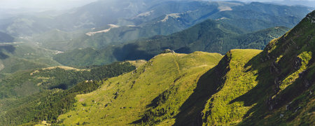 Summer Landscape from Kopren Mountain Peak