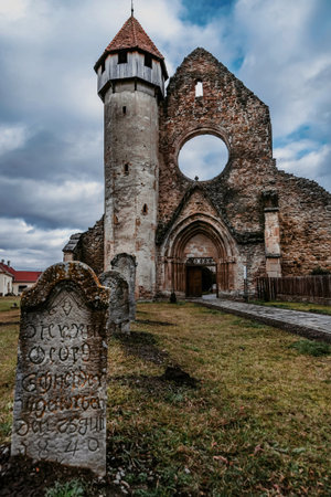 Ruins of Carta Monastery and Old Graveyardの写真素材