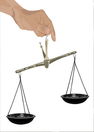 One of the oldest exact devices for measurement of weight のイラスト素材