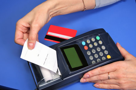 Carrying out of transaction through the electronic bank terminal  
