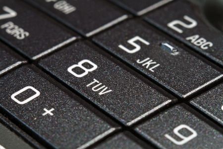 Buttons of a cellular telephone,macro-shootingの写真素材