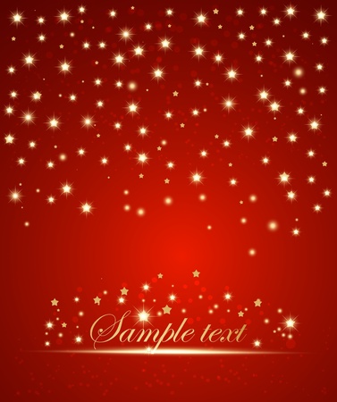 Abstract background with glowing stars. Vectorのイラスト素材