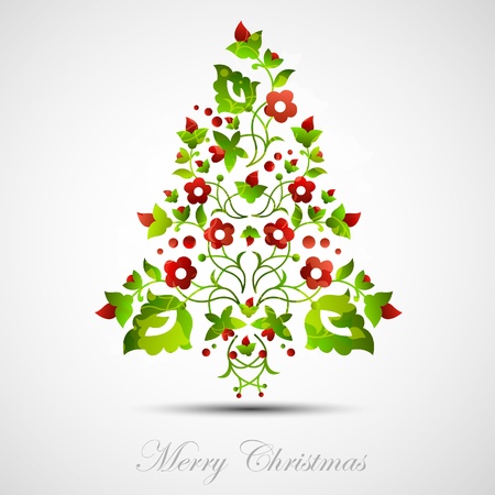 Christmas tree decorative abstraction backgroundのイラスト素材