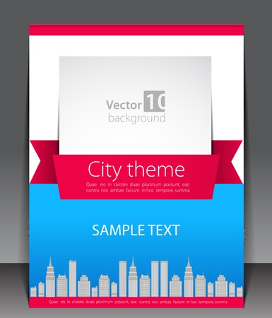 City theme  Vectorのイラスト素材