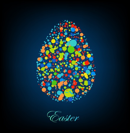 Abstract easter egg  Vectorのイラスト素材