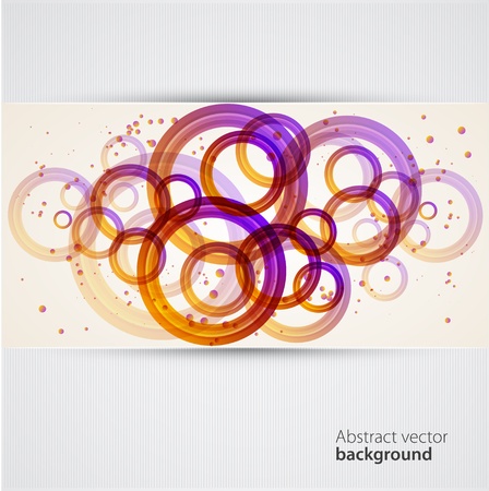 Abstract background wit color circlesのイラスト素材