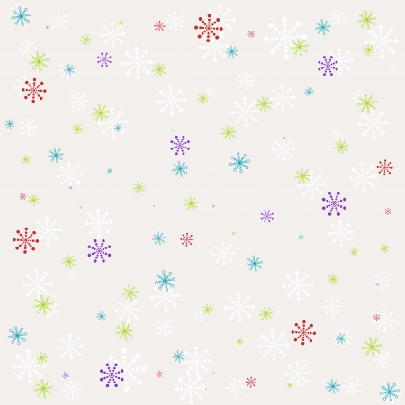 Retro seamless winter pattern.のイラスト素材