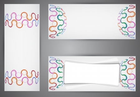 Set of Web Banners. Vector のイラスト素材