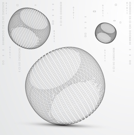 Abstract pixel background のイラスト素材