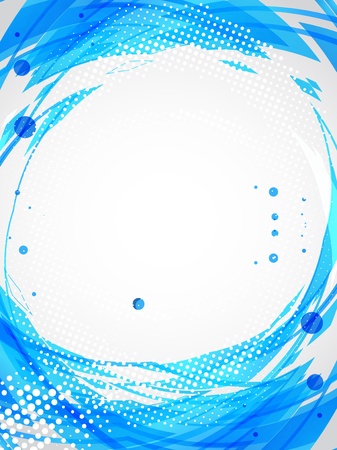 Abstract blue background. Halftone theme. Vectorのイラスト素材