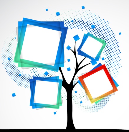 Abstract tree. Vectorのイラスト素材