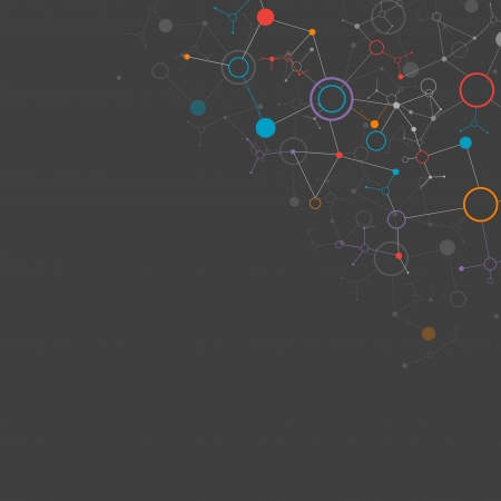 Dark network color technology communication backgroundのイラスト素材
