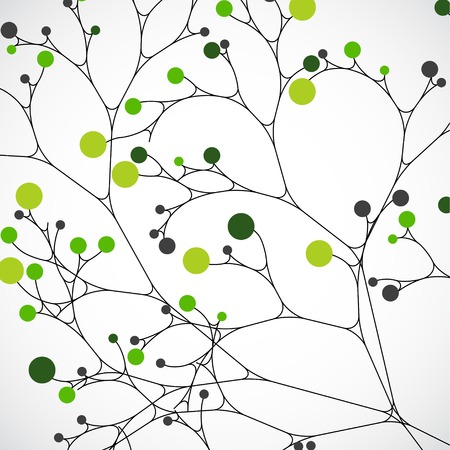 Abstract tree. Ecology backgroundのイラスト素材