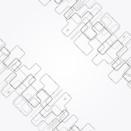 Abstract color technology background/computer technology business backgroundのイラスト素材