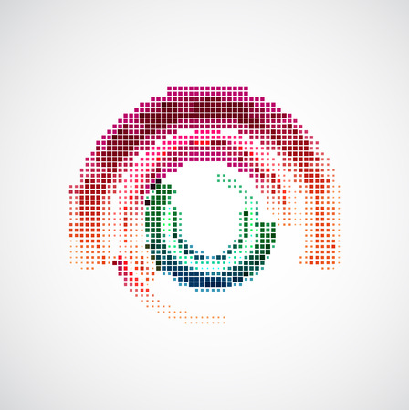 Abstract technology backgroundのイラスト素材