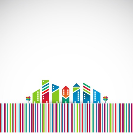 Abstract city backgroundのイラスト素材